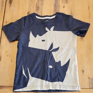 Tea Collection Kids Rhino Graphic T-Shirt - Blue and Gray 5t